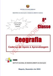 Caderno de Apoio de Geografia da 8ª Classe (Edição 2024)