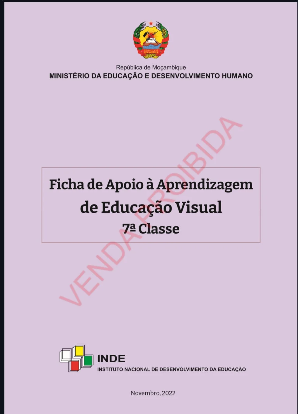 Educação Visual 7ª Classe (Ficha de Apoio)