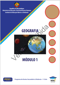 Módulo 1 de Geografia (PESD 1)